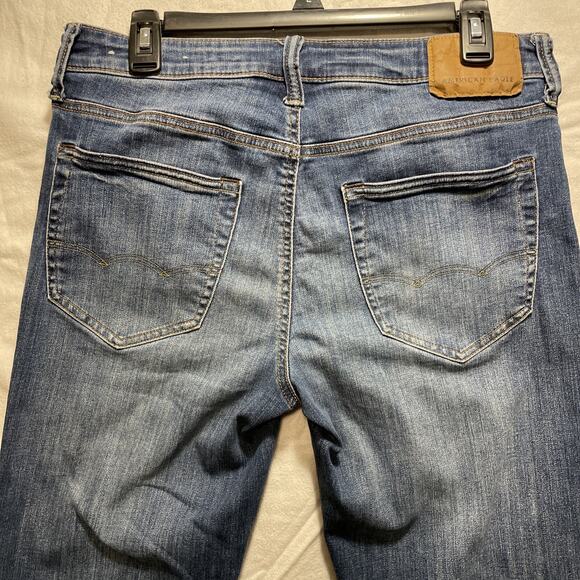 American Eagle 30x34 Men's Next Level Flex Original Straight Jeans - Picture 6 of 16